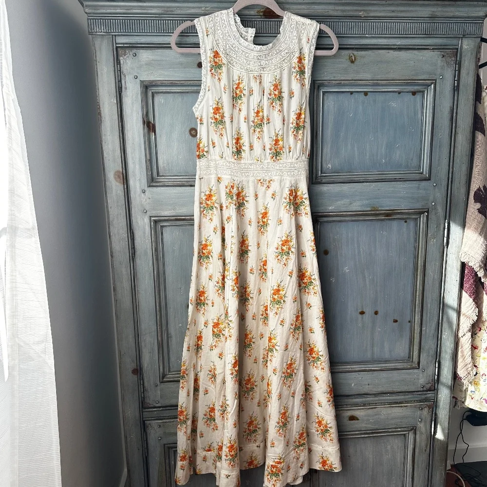 Doen Lilliane Dress Petit Bouquet de Chamonix Size XL NWT - Picture 5 of 13